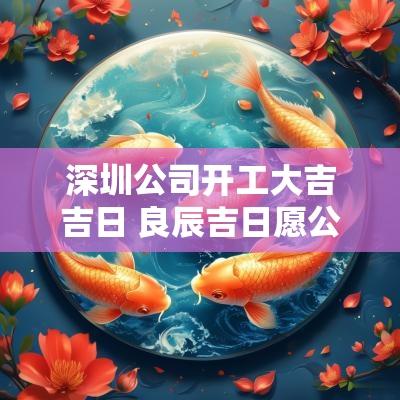深圳公司开工大吉吉日 良辰吉日愿公司开工大吉