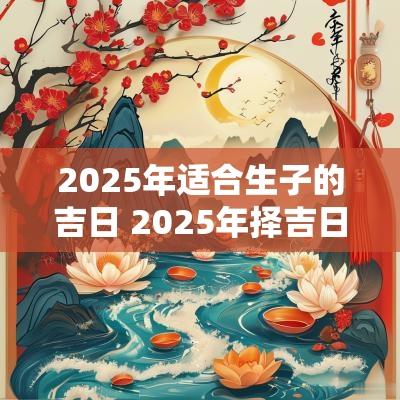 2025年适合生子的吉日 2025年择吉日生孩子