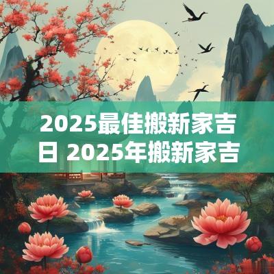 2025最佳搬新家吉日 2025年搬新家吉日一览表