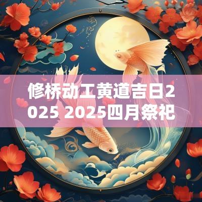 修桥动工黄道吉日2025 2025四月祭祀黄道吉日