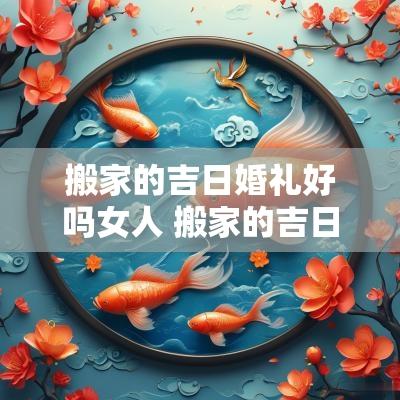 搬家的吉日婚礼好吗女人 搬家的吉日