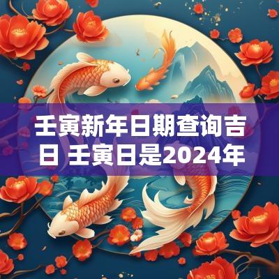 壬寅新年日期查询吉日 壬寅日是2025年几月几日