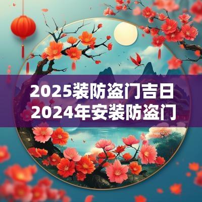 2025装防盗门吉日 2025年安装防盗门吉日查询