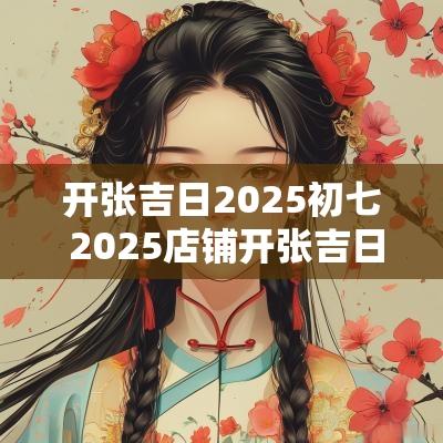 开张吉日2025初七 2025店铺开张吉日大全