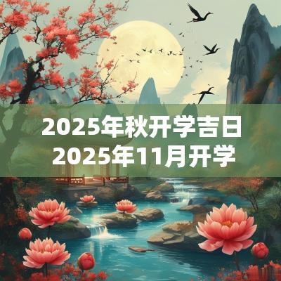2025年秋开学吉日 2025年11月开学吉日