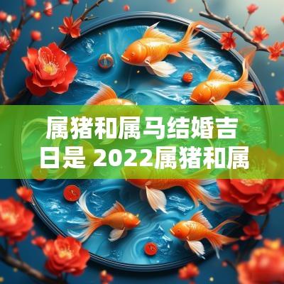 属猪和属马结婚吉日是 2025属猪和属猪结婚吉日