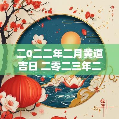 二0二二年二月黄道吉日 二零二三年二月黄道吉日一览表