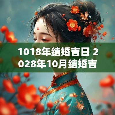 1018年结婚吉日 2028年10月结婚吉日
