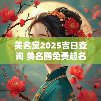 美名堂2025吉日查询 美名腾免费起名网
