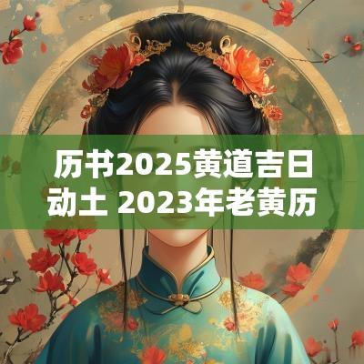 历书2025黄道吉日动土 2025年老黄历动土吉日查询