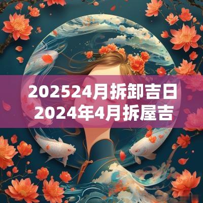 202524月拆卸吉日 2025年4月拆屋吉日查询
