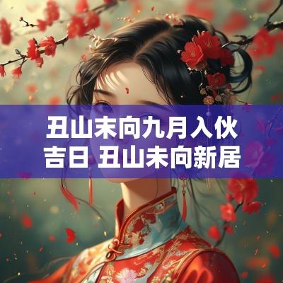 丑山末向九月入伙吉日 丑山未向新居入宅吉日