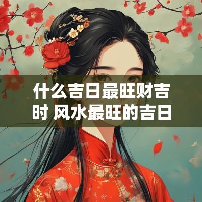 什么吉日最旺财吉时 风水最旺的吉日吉时查询