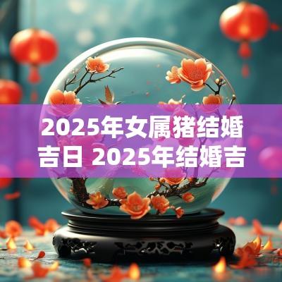 2025年女属猪结婚吉日 2025年结婚吉日一览表