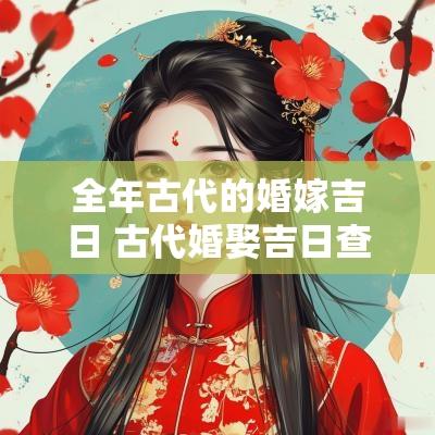 全年古代的婚嫁吉日 古代婚娶吉日查询大全
