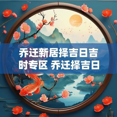 乔迁新居择吉日吉时专区 乔迁择吉日1951年