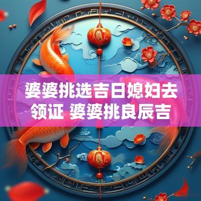 婆婆挑选吉日媳妇去领证 婆婆挑良辰吉日要孩子