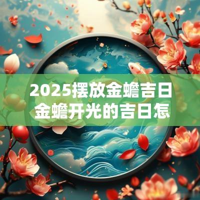 2025摆放金蟾吉日 金蟾开光的吉日怎么选