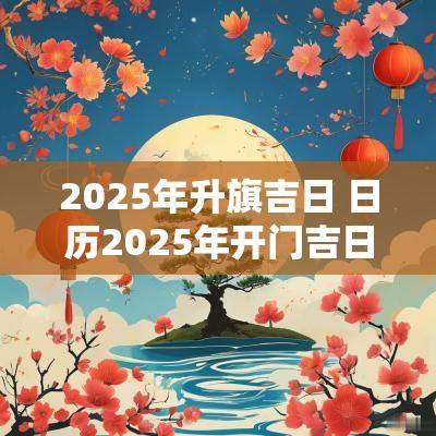 2025年升旗吉日 日历2025年开门吉日