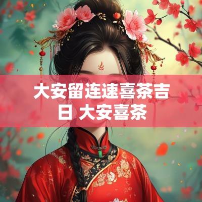 大安留连速喜茶吉日 大安喜茶