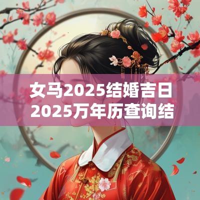 女马2025结婚吉日 2025万年历查询结婚吉日