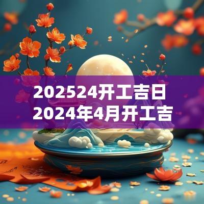 202524开工吉日 2025年4月开工吉日查询