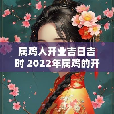 属鸡人开业吉日吉时 2025年属鸡的开业吉日