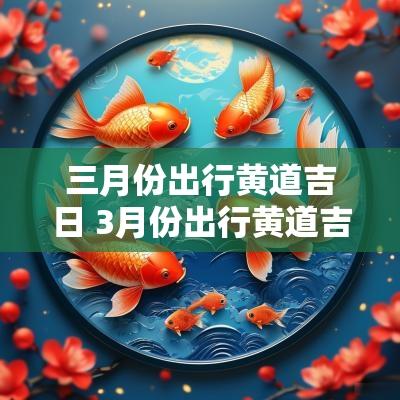 三月份出行黄道吉日 3月份出行黄道吉日一览表