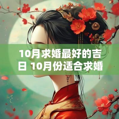 10月求婚最好的吉日 10月份适合求婚的日期
