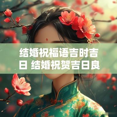 结婚祝福语吉时吉日 结婚祝贺吉日良辰