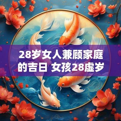28岁女人兼顾家庭的吉日 女孩28虚岁结婚在哪个月份好