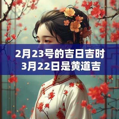 2月23号的吉日吉时 3月22日是黄道吉日吗