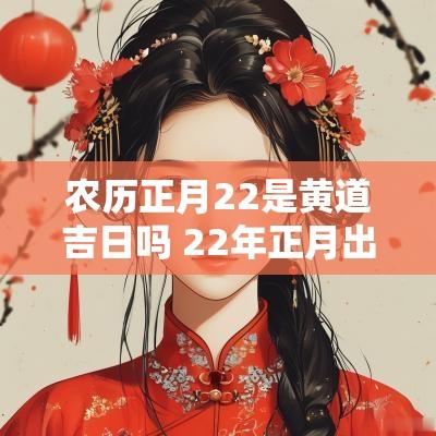 农历正月22是黄道吉日吗 22年正月出行黄道吉日