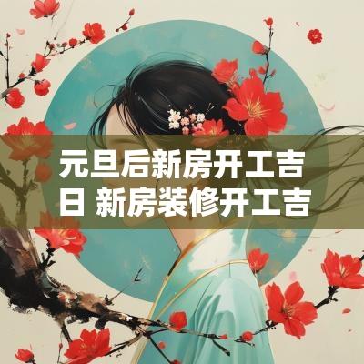 元旦后新房开工吉日 新房装修开工吉日时辰