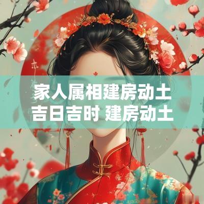 家人属相建房动土吉日吉时 建房动土吉日表