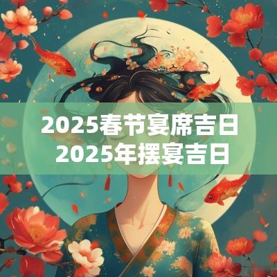 2025春节宴席吉日 2025年摆宴吉日