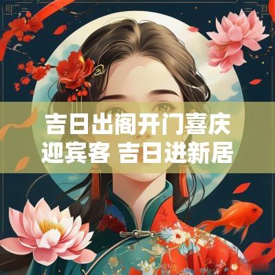 吉日出阁开门喜庆迎宾客 吉日进新居兴旺发达