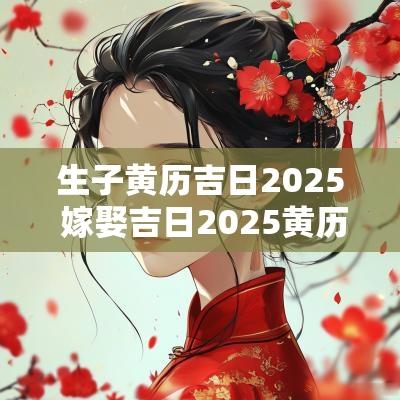 生子黄历吉日2025 嫁娶吉日2025黄历