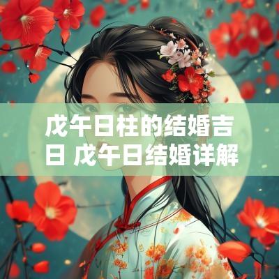 戊午日柱的结婚吉日 戊午日结婚详解吉凶