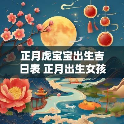 正月虎宝宝出生吉日表 正月出生女孩结婚吉日