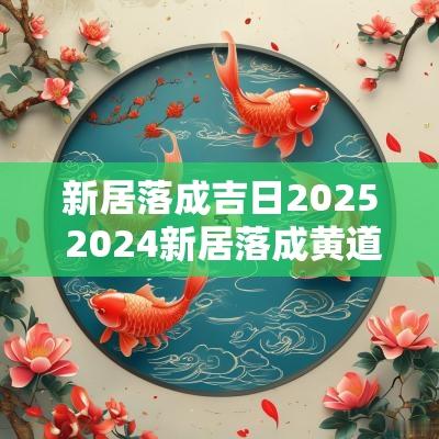 新居落成吉日2025 2025新居落成黄道吉日