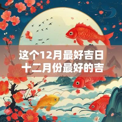 这个12月最好吉日 十二月份最好的吉日
