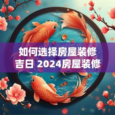 如何选择房屋装修吉日 2025房屋装修吉日
