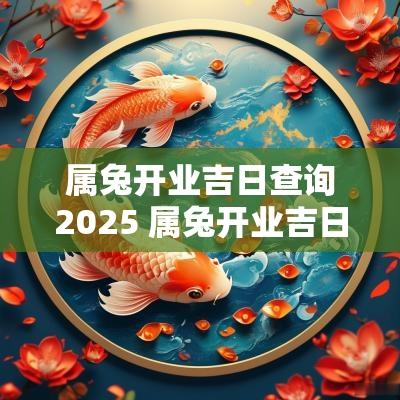属兔开业吉日查询2025 属兔开业吉日有哪些