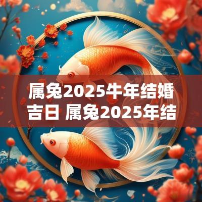 属兔2025蛇年结婚吉日 属兔2025年结婚最佳日期