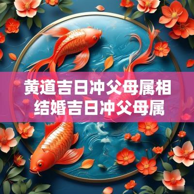 黄道吉日冲父母属相 结婚吉日冲父母属相行吗