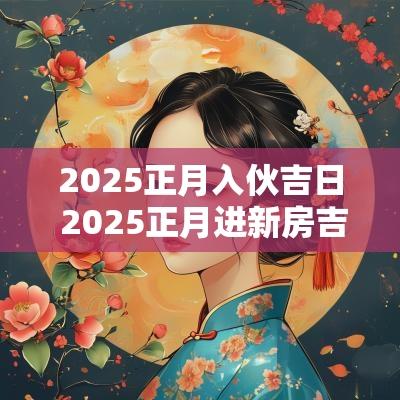 2025正月入伙吉日 2025正月进新房吉日