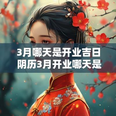 3月哪天是开业吉日 阴历3月开业哪天是吉日