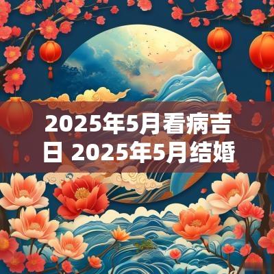 2025年5月看病吉日 2025年5月结婚吉日