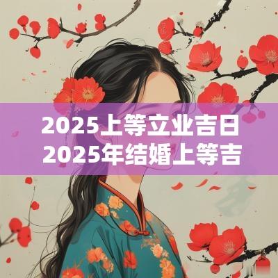2025上等立业吉日 2025年结婚上等吉日 2025上等立业吉日 2025年结婚上等吉日